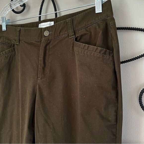 Christopher & Banks Cotton Stretch Slim Bootcut Casual Career Pants Slacks - Picture 5 of 16